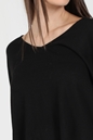 GRACE AND MILA-Γυναικεία πλεκτή μπλούζα GRACE AND MILA DAKOTA μαύρη